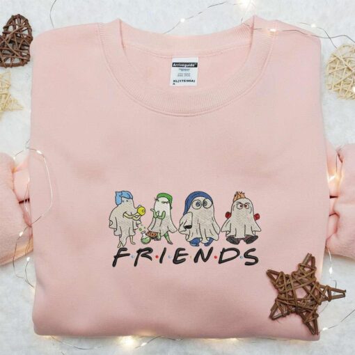 Inside Out Ghost Team Halloween Embroidered Shirt Best Gift Ideas For Family