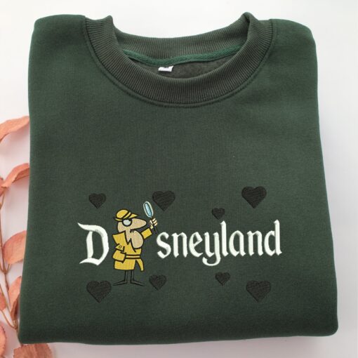 Inspector Clouseau Disneyland Embroidery, Disneyland Embroidered Sweatshirt, Movie Disney Inspired, Best Gifts Idea For Him Her - Image 3