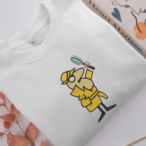 Inspector Clouseau Embroidery, Disneyland Embroidered Sweatshirt, Movie Disney Inspired, Best Gifts Idea For Him Her - Image 2
