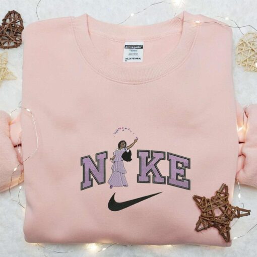 Isabela Madrigal x Nike Embroidered Shirt Disney Encanto Embroidered Hoodie Nike Inspired Embroidered Sweatshirt