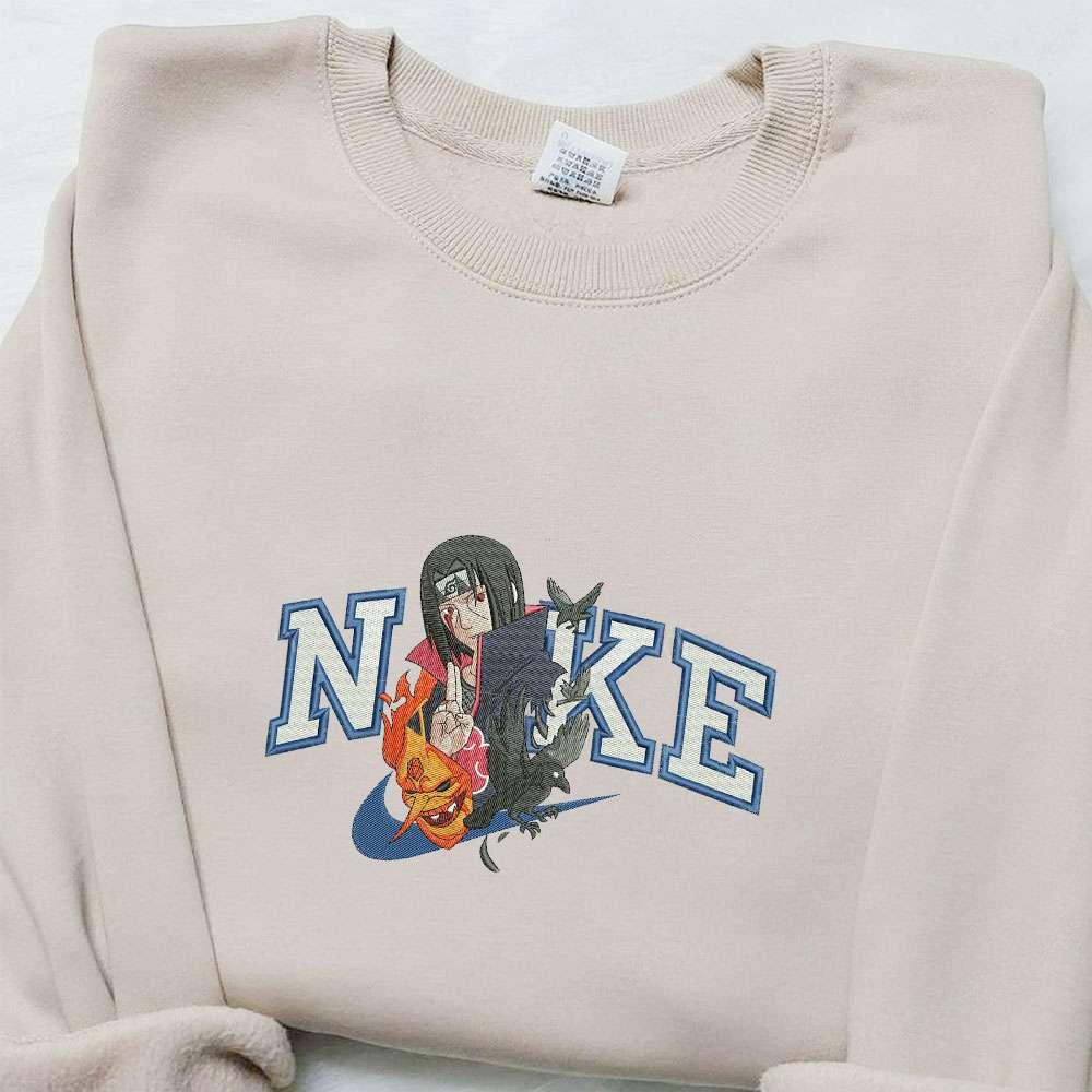 Itachi Uchiha Naruto Anime Embroidered Shirt