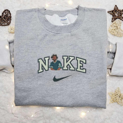 J Cole x Nike Embroidered Shirt Celebrity Embroidered Shirt Nike Inspired Embroidered Shirt