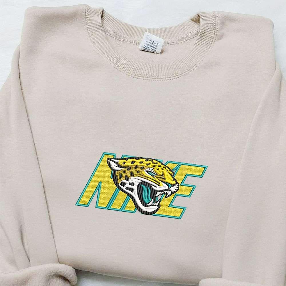 Jacksonville Jaguars x Nike Embroidered Shirt NFL Sports Embroidered Hoodie Best Gift Ideas 1