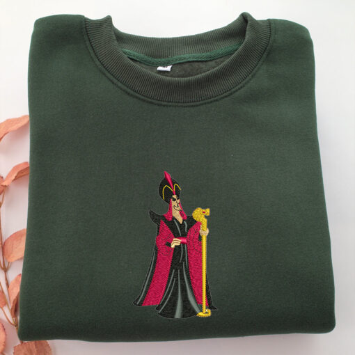 Jafar Embroidery, Disneyland Embroidered Sweatshirt, Movie Disney Inspired, Best Gifts Idea For Him Her - Image 3