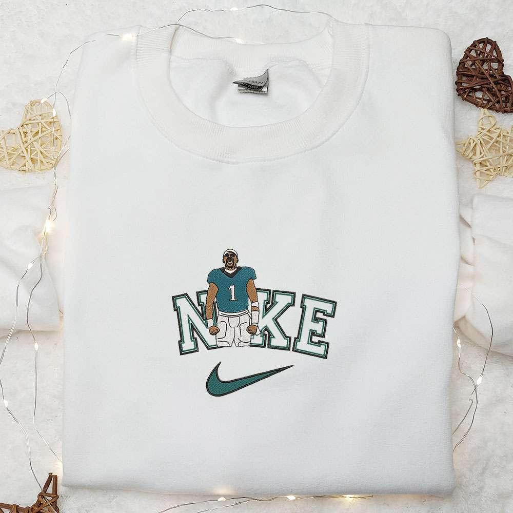 Jalent Hurts x Nike Embroidered Shirt NFL Sports Embroidered Hoodie Best Gift Ideas