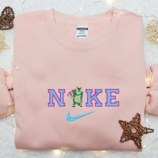 James P Sullivan x Nike Embroidered Shirt Disney Monsters Inc Embroidered Hoodie Best Gifts For Family