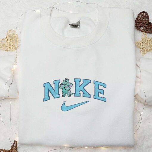James PSullivan x Nike Cartoon Embroidered Hoodie Disney Characters Embroidered Shirt Best Gift Ideas for Family