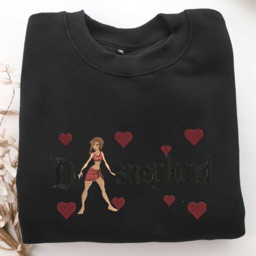 Jane Porter Disneyland Embroidery, Disneyland Embroidered Sweatshirt, Movie Disney Inspired, Best Gifts Idea For Him Her - Image 5