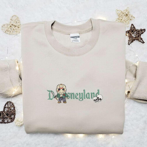 Jason Voorhees Disneyland Halloween Embroidered Shirt Best Gift Ideas For Family