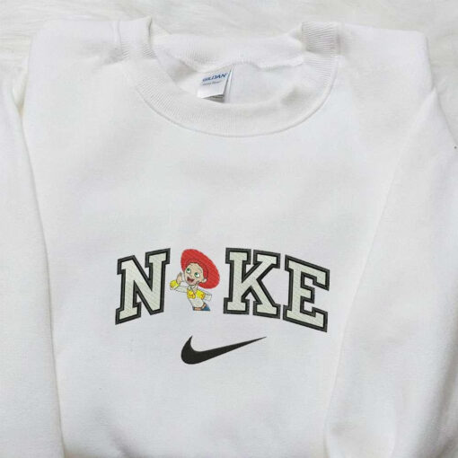 Jessie Calling x Nike Embroidered Shirt Disney Toys Story Embroidered Hoodie Best Gift Ideas