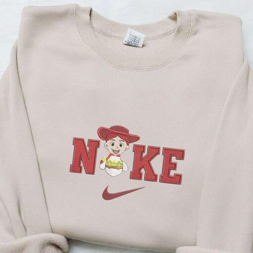 Jessie x Nike Embroidered Shirt Disney Pixar Toys Story Embroidered Hoodie Best Gifts For Family