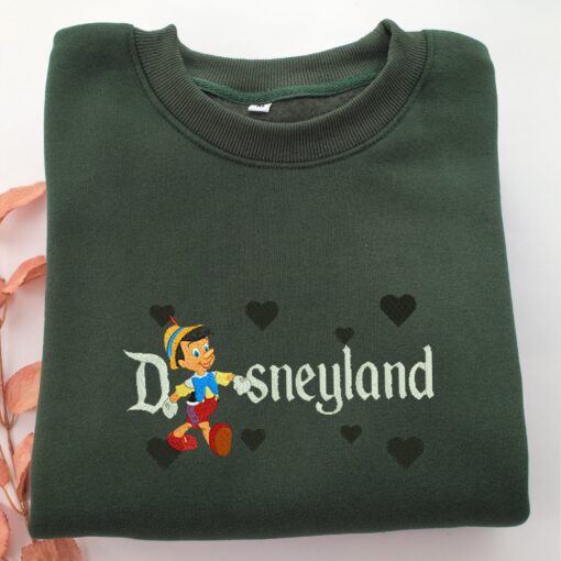 Jiminy Cricket Disneyland Embroidery, Disneyland Embroidered Sweatshirt, Movie Disney Inspired, Best Gifts Idea For Him Her - Image 3