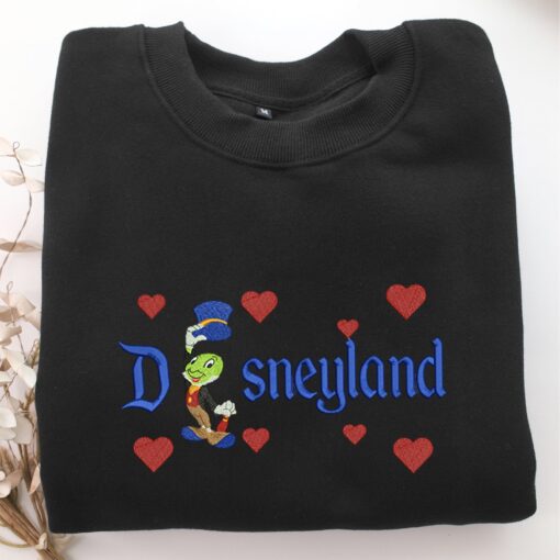 Jimmy Cricket Disneyland Embroidery, Disneyland Embroidered Sweatshirt, Movie Disney Inspired, Best Gifts Idea For Him Her - Image 5