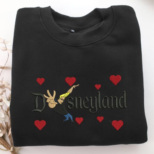 Johnny Bravo v1 Disneyland Embroidery, Disneyland Embroidered Sweatshirt, Movie Disney Inspired, Best Gifts Idea For Him Her - Image 5