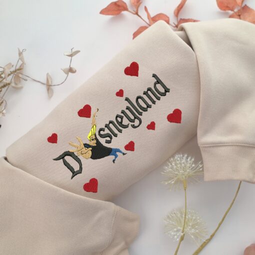 Johnny Bravo v1 Disneyland Embroidery, Disneyland Embroidered Sweatshirt, Movie Disney Inspired, Best Gifts Idea For Him Her