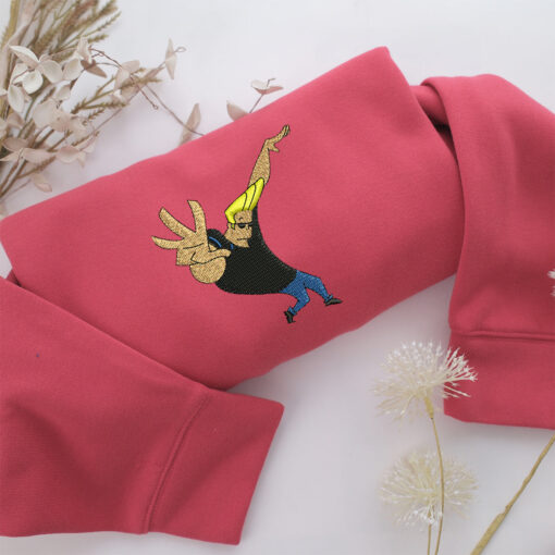 Johnny Bravo v1 Embroidery, Disneyland Embroidered Sweatshirt, Movie Disney Inspired, Best Gifts Idea For Him Her - Image 4
