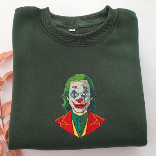 Joker v2 Embroidery, Disneyland Embroidered Sweatshirt, Movie Disney Inspired, Best Gifts Idea For Him Her - Image 3