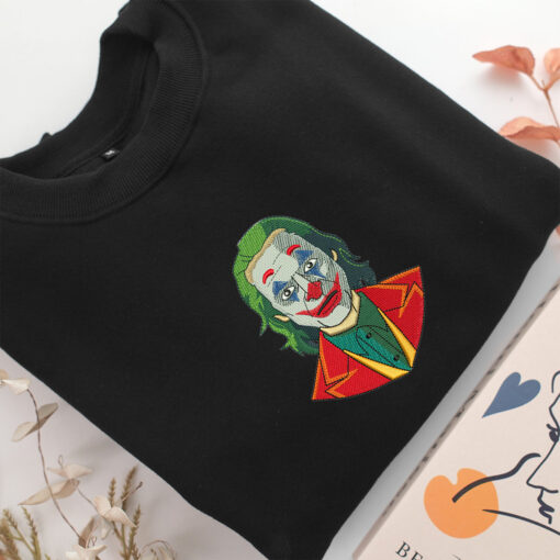 Joker v2 Embroidery, Disneyland Embroidered Sweatshirt, Movie Disney Inspired, Best Gifts Idea For Him Her - Image 5