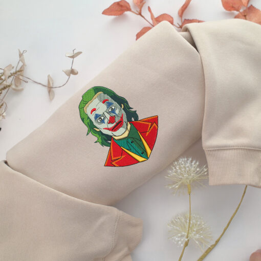 Joker v2 Embroidery, Disneyland Embroidered Sweatshirt, Movie Disney Inspired, Best Gifts Idea For Him Her