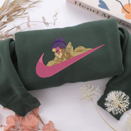 Jonathan Mukuasa Swoosh Nike Embroidered Sweatshirt, Nike Movie Inspired, Best Gifts Idea For Him Her - Image 3