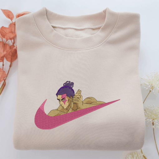 Jonathan Mukuasa Swoosh Nike Embroidered Sweatshirt, Nike Movie Inspired, Best Gifts Idea For Him Her