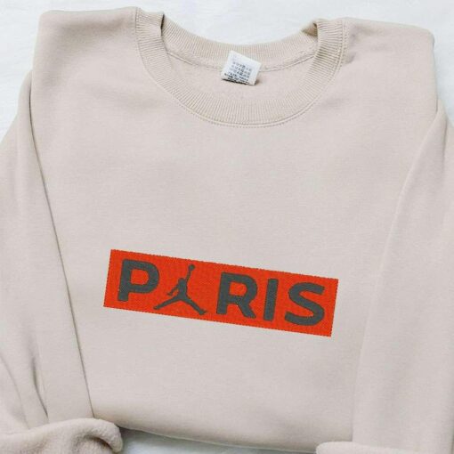 Jordan Paris x Nike Embroidered Shirt Nike Inpired Embroidered T shirt Best Gift Ideas for Family