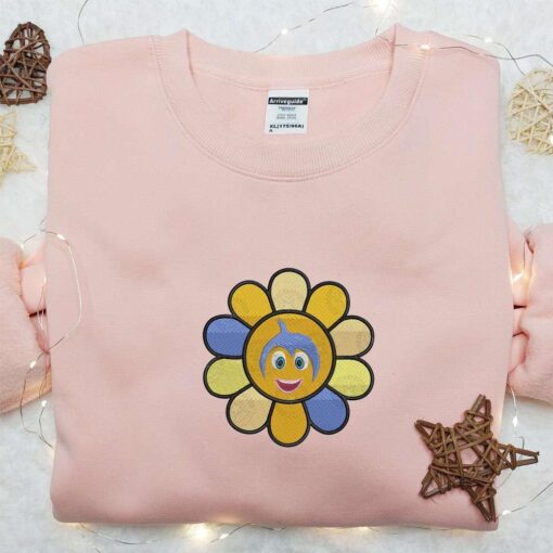 Joy Flower Team Inside Out Embroidered Shirt Inspired Movie Best Gift Idea For Family