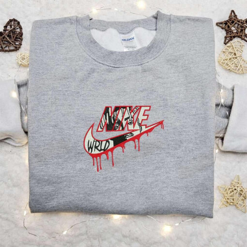 Juice Wrld x Nike Embroidered Shirt Celebrity Embroidered Hoodie Best Gift Ideas