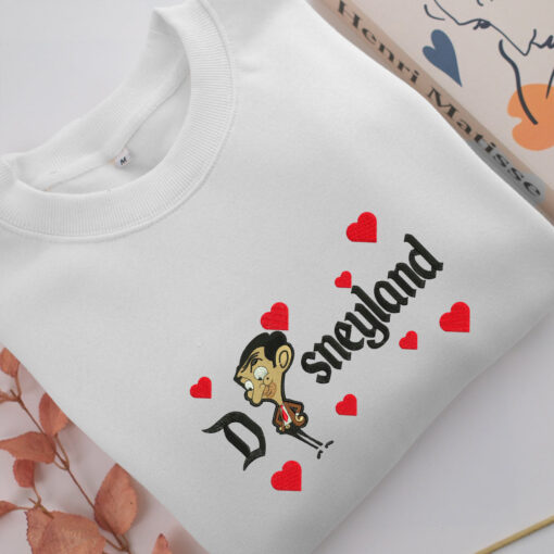 Junior Mr Bean Disneyland Embroidery, Disneyland Embroidered Sweatshirt, Movie Disney Inspired, Best Gifts Idea For Him Her - Image 2