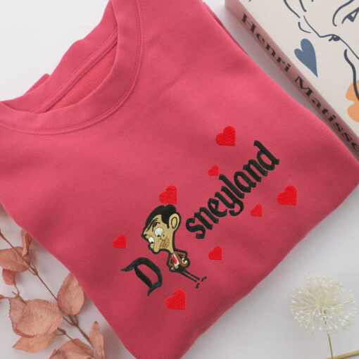 Junior Mr Bean Disneyland Embroidery, Disneyland Embroidered Sweatshirt, Movie Disney Inspired, Best Gifts Idea For Him Her - Image 4