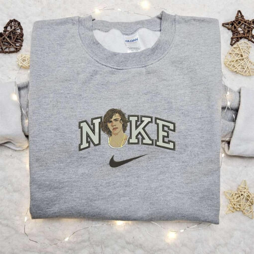 Justin Bieber x Nike Embroidered Sweatshirt Celebrity Embroidered Shirt Best Birthday Gift Ideas for Family