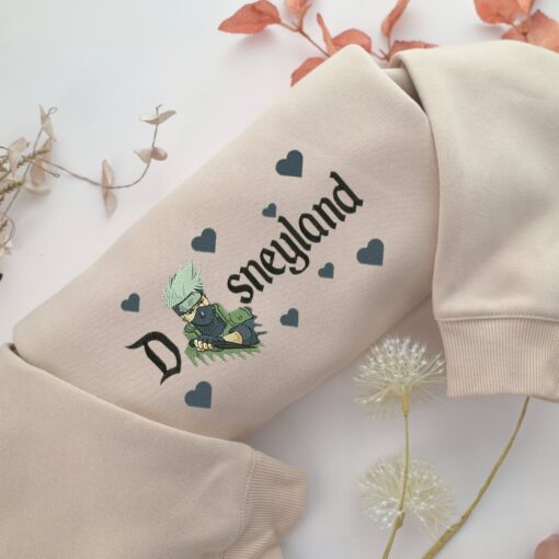 Kakashi Hatake Disneyland Embroidery, Disneyland Embroidered Sweatshirt, Movie Disney Inspired, Best Gifts Idea For Him Her