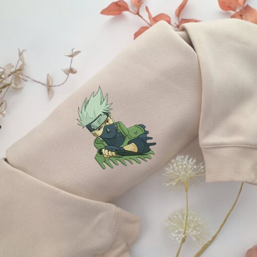 Kakashi Hatake Nike Embroidered Sweatshirt, Nike Movie Inspired, Best Gifts Idea For Him Her