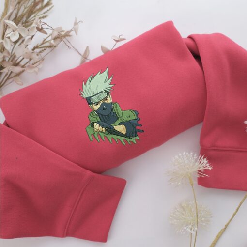 Kakashi Hatake Nike Embroidered Sweatshirt, Nike Movie Inspired, Best Gifts Idea For Him Her - Image 4