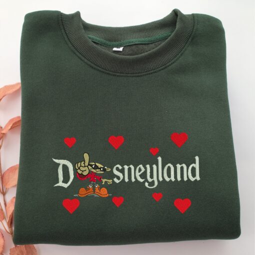 Kids ext Door Number 1 Disneyland Embroidery, Disneyland Embroidered Sweatshirt, Movie Disney Inspired, Best Gifts Idea For Him Her - Image 3
