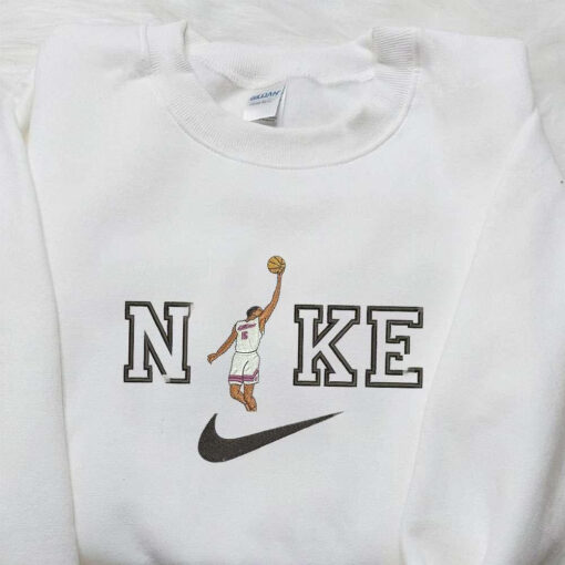 Kobe Bryant x Nike Embroidered Shirt Los Angeles Lakers NBA Embroidered Shirt Nike Inspired Embroidered