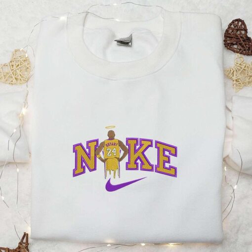 Kobe Bryant x Nike Embroidered Shirt Sports Embroidered Hoodie Celebrity Embroidered Sweatshirt