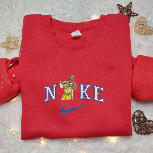 Kobe Bryant x Nike Embroidered Shirt Sports Embroidered Hoodie Celebrity Embroidered Sweatshirt
