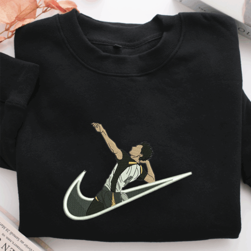 Koutarou Bokuto Swoosh Nike Embroidered Sweatshirt, Nike Movie Inspired, Best Gifts Idea For Him Her - Image 2