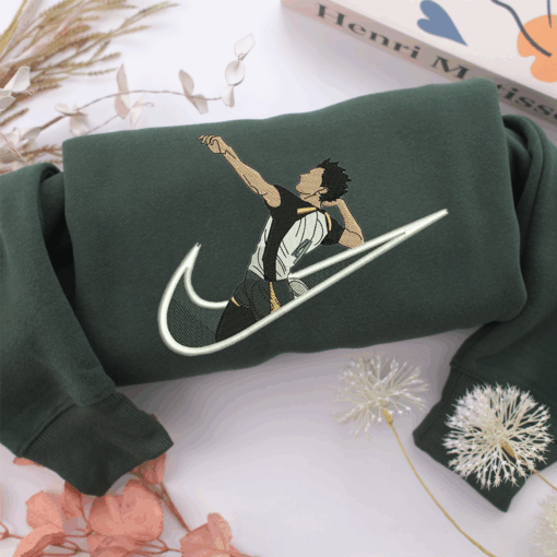 Koutarou Bokuto Swoosh Nike Embroidered Sweatshirt, Nike Movie Inspired, Best Gifts Idea For Him Her - Image 3