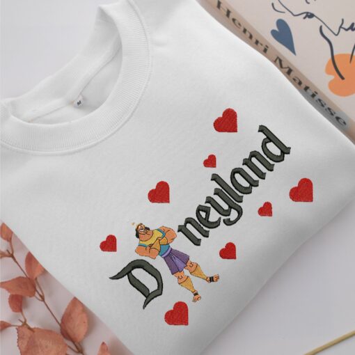 Kronk Disneyland Embroidery, Disneyland Embroidered Sweatshirt, Movie Disney Inspired, Best Gifts Idea For Him Her - Image 2