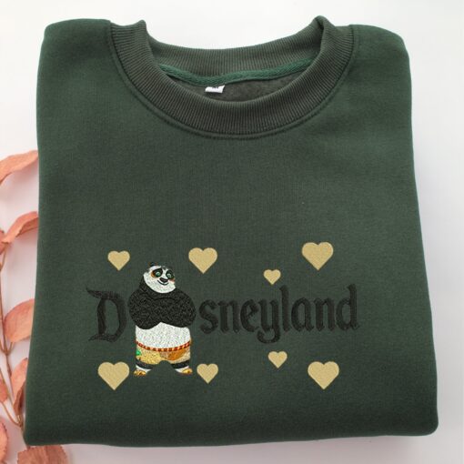 Kung Fu Panda Disneyland Embroidery, Disneyland Embroidered Sweatshirt, Movie Disney Inspired, Best Gifts Idea For Him Her - Image 3