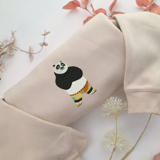 Kung Fu Panda Embroidery, Disneyland Embroidered Sweatshirt, Movie Disney Inspired, Best Gifts Idea For Him Her
