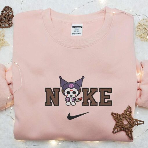 Kuromi Jason Voorheer x Nike Embroidered Sweatshirt Nike Inspired Embroidered Shirt The Best Halloween Gift