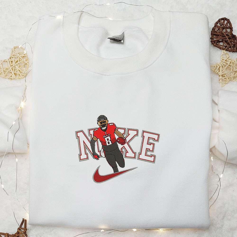 Kyle Pitts x Nike Embroidered Shirt NFL Sports Embroidered Hoodie Celebrity Embroidered Shirt