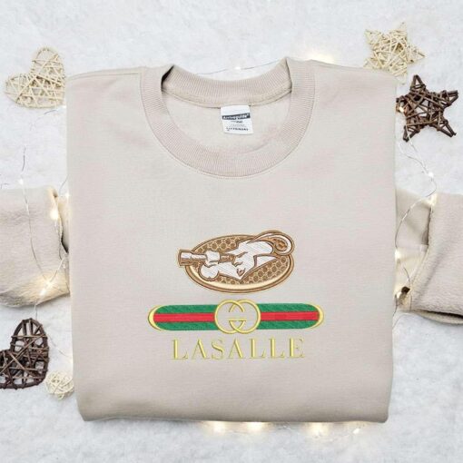 La Salle Explorers x Gucci Embroidered Shirt NCAA Sports Embroidered Hoodie Best Gift Idea
