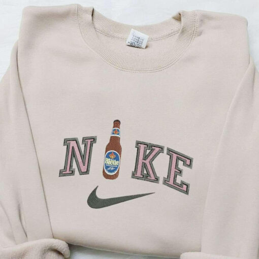 Labbat Beer x Nike Embroidered Sweatshirt Nike Inspired Embroidered Shirt Best Gift for Him