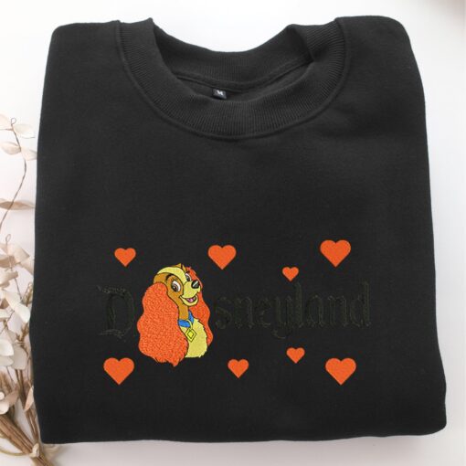 Lady Disneyland Embroidery, Disneyland Embroidered Sweatshirt, Movie Disney Inspired, Best Gifts Idea For Him Her - Image 5