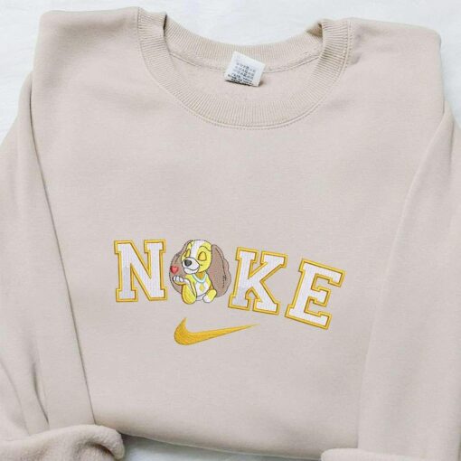 Lady x Nike Disney Cartoon Embroidered Shirt Nike Inspired Embroidered T shirt Best Gift Ideas for Family