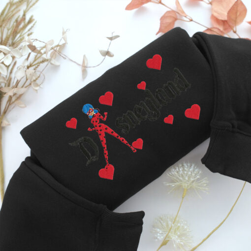 Ladybug Disneyland Embroidery, Disneyland Embroidered Sweatshirt, Movie Disney Inspired, Best Gifts Idea For Him Her - Image 5